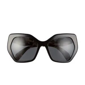 Prada Geometric Black Sunglasses